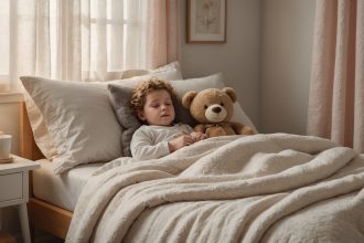 Oreiller adapté pour un sommeil réparateur des enfants